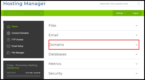 access to cname record via hosting manager for premium email