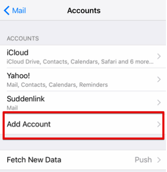 setting up iOS devices to check your email step 4