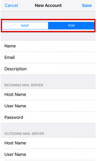 setting up iOS devices to check your email step 8
