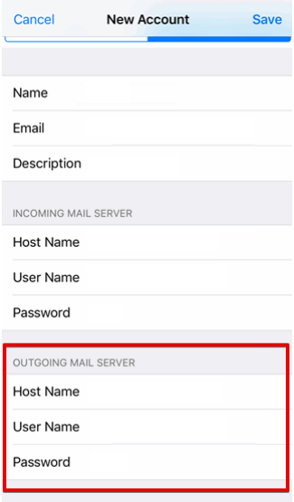 setting up iOS devices to check your email step 10