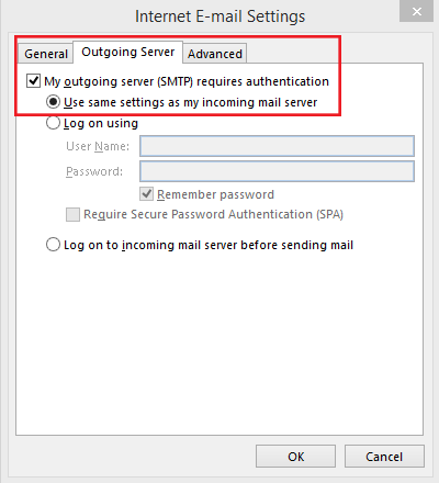 setting up outlook 2013 to check email step 7