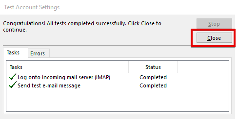 setting up outlook 2013 to check email step 9