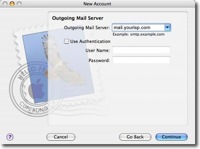 mac os mail setup step 7