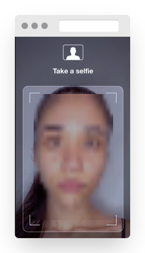 Screenshot of Nametag Take a Selfie