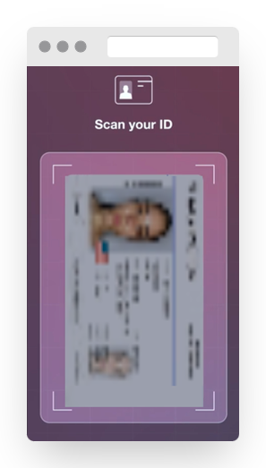 Screenshot of Nametag Scan your ID