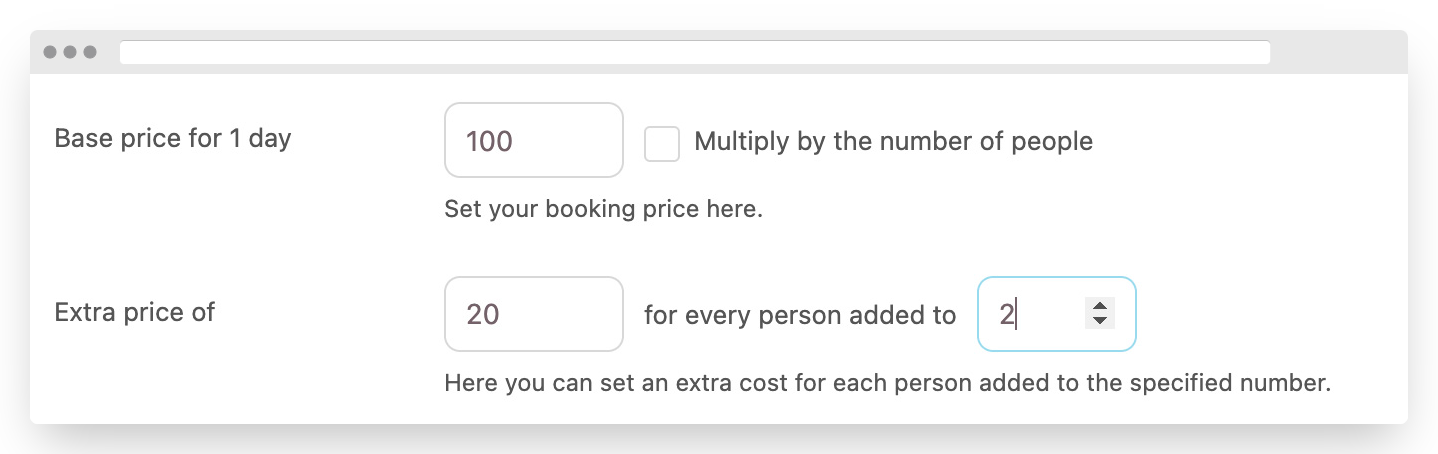 Screenshot of YITH 26 booking