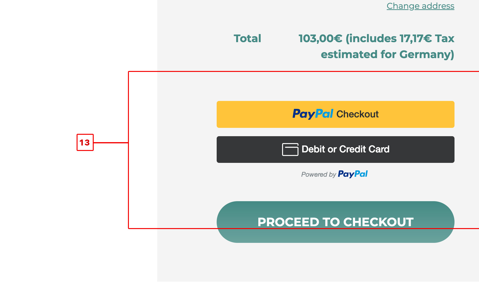 Screenshot of CD YITH WooCommerce PayPal Alternative Payment Checkout